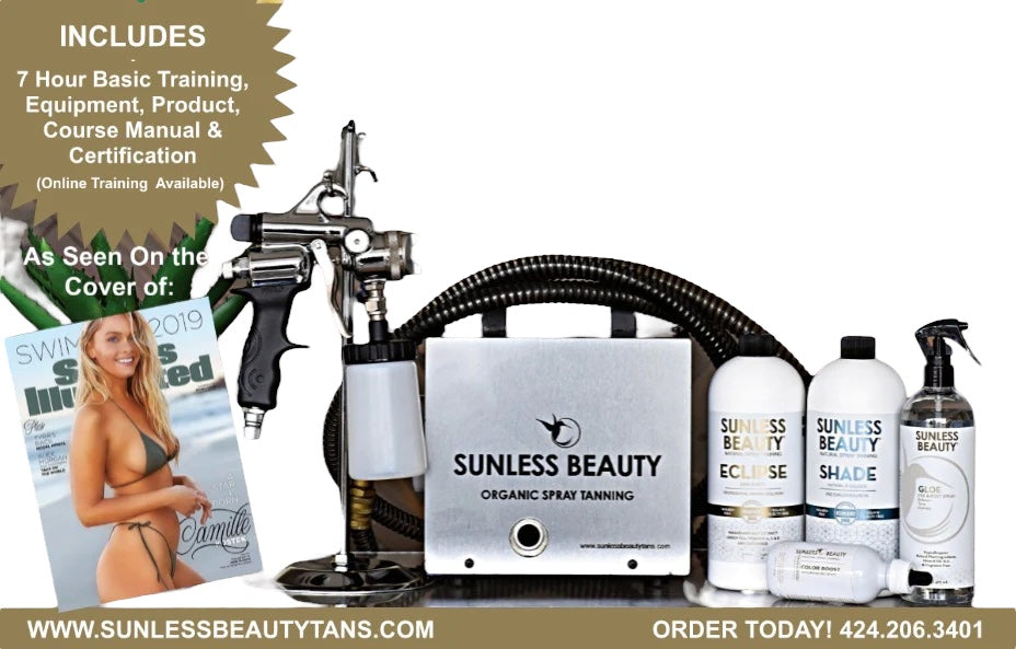Sunna Tan Sunless Spray Tan Business Kit – PinkPro Beauty Supply
