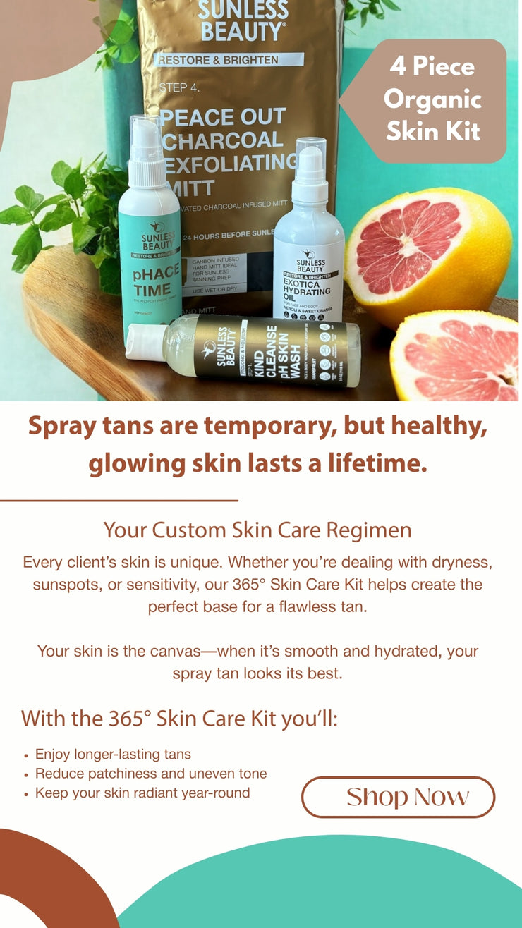 365° Skin Care Kit | Spray Tan Prep & Year-Round Glow