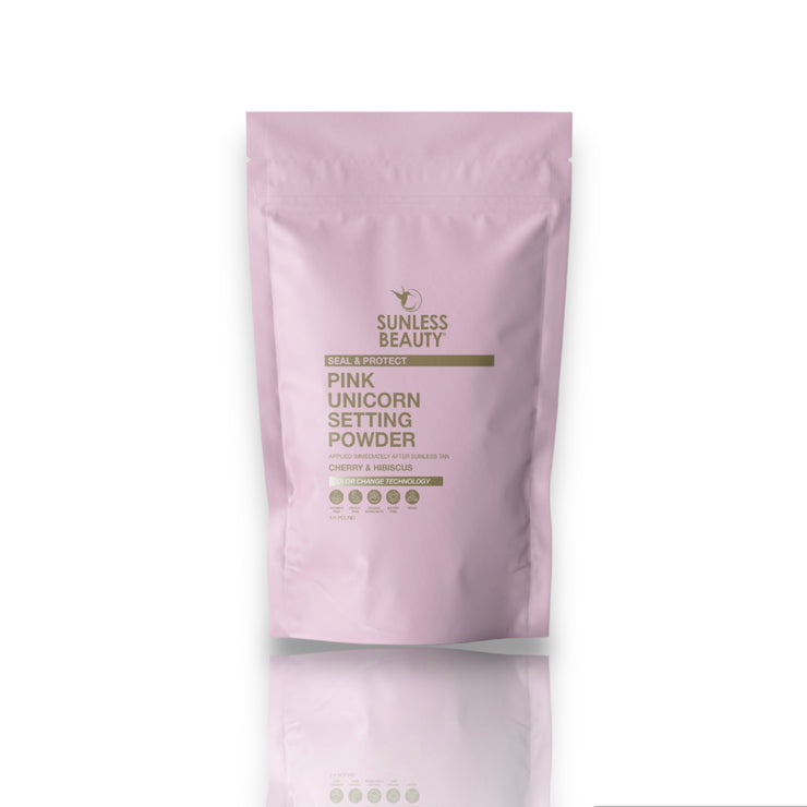 Pink Unicorn Organic Spray Tan Setting Powder w/ Color Change Technology