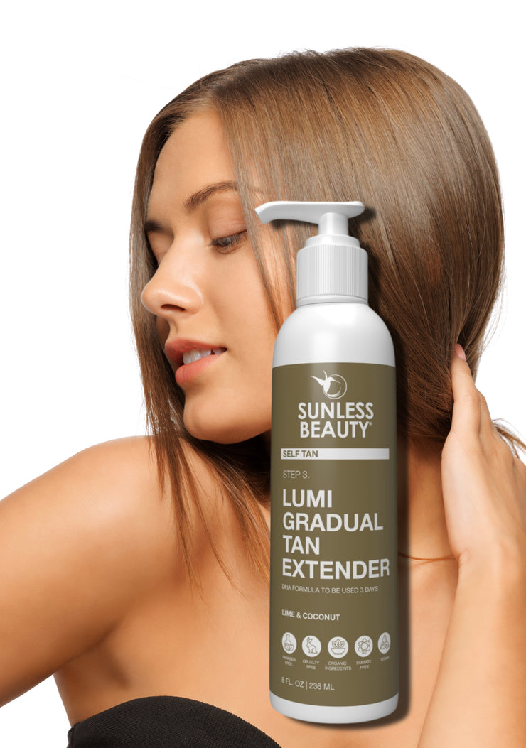 LUMI Organic Gradual Self Tanner w/ Hyaluronic Acid