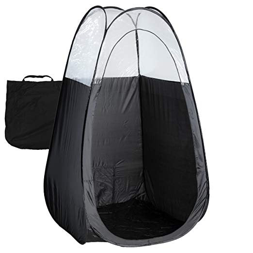 pop up tent with lights STURDY TALL POP UP TENT W/ CARRYING BAG