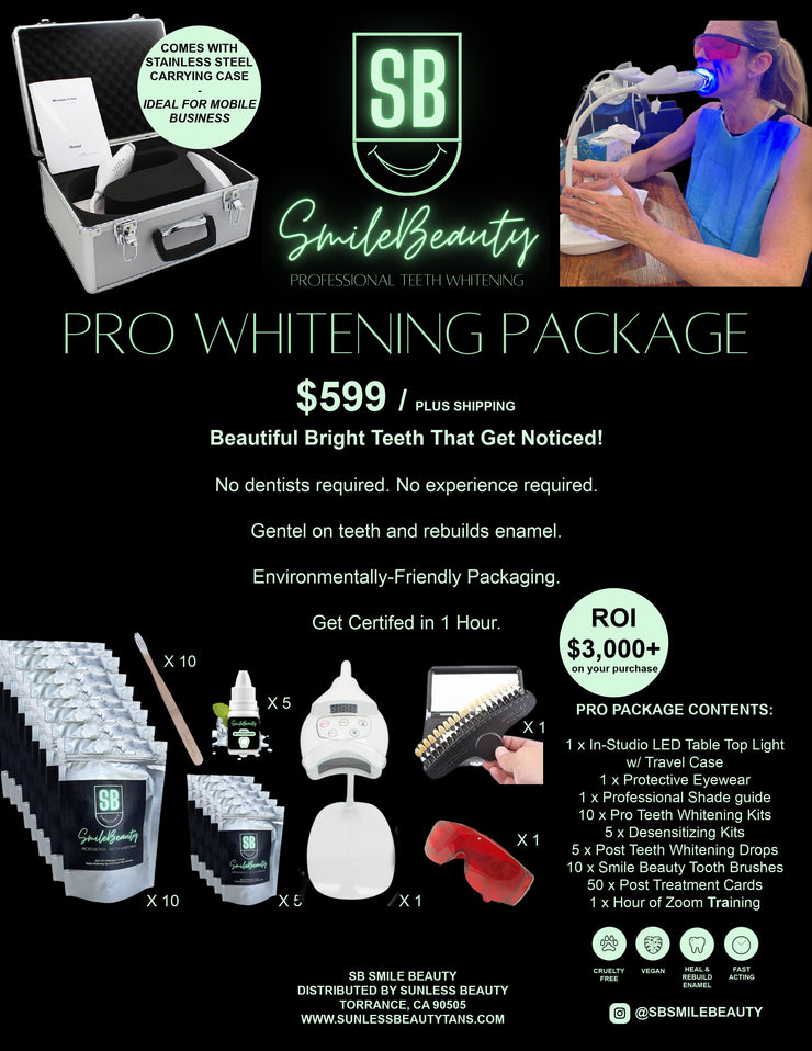 SMILE BEAUTY PRO MOBILE MACHINE & STARTER KIT